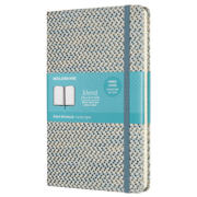 Блокнот Moleskine LIMITED EDITION BLEND 19 LCBD04QP060B Large 130х210мм обложка текстиль 240стр. линейка синий/бежевый