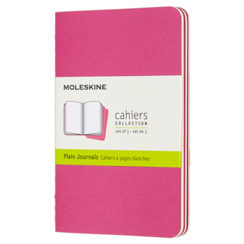 Блокнот Moleskine CAHIER JOURNAL CH013D17 Pocket 90x140мм обложка картон 64стр. нелинованный розовый неон (3шт)