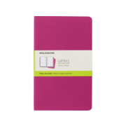 Блокнот Moleskine CAHIER JOURNAL CH018D17 Large 130х210мм обложка картон 80стр. нелинованный розовый неон (3шт)