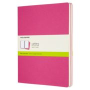 Блокнот Moleskine CAHIER JOURNAL CH023D17 XLarge 190х250мм обложка картон 120стр. нелинованный розовый неон (3шт)