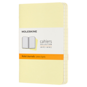 Блокнот Moleskine CAHIER JOURNAL CH011M23 Pocket 90x140мм обложка картон 64стр. линейка нежно-желтый (3шт)