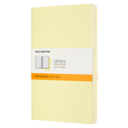 Блокнот Moleskine CAHIER JOURNAL CH016M23 Large 130х210мм обложка картон 80стр. линейка нежно-желтый (3шт)