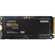 Твердотельный накопитель Samsung SSD 250GB 970 EVO Plus, V-NAND 3-bit MLC, Phoenix, M.2 (2280) PCIe Gen 3.0 x4, NVMe 1.3, R3500/W2300, 550K/250K IOPs