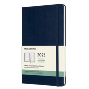 Еженедельник Moleskine CLASSIC WKLY Large 130х210мм 144стр. синий сапфир