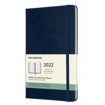 Еженедельник Moleskine CLASSIC WKLY Large 130х210мм 144стр. синий сапфир