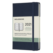 Еженедельник Moleskine CLASSIC WKLY Pocket 90x140мм 144стр. синий сапфир