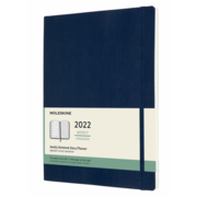 Еженедельник Moleskine CLASSIC SOFT WKNT XL 190х250мм 144стр. мягкая обложка синий сапфир