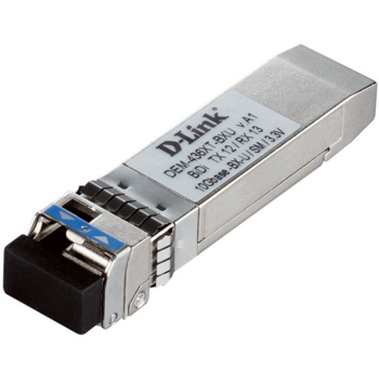 D-Link 436XT-BXU/40KM/A1A WDM трансивер SFP+ с 1 портом 10GBase-ER (Tx:1270 нм, Rx:1330 нм) для одномодового оптического кабеля (до 40 км)