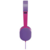 Наушники накладные Hama Kids 1.2м фиолетовый/розовый проводные оголовье (00177014)
