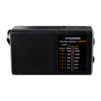 Радиоприемник портативный Hyundai H-PSR130 черный
