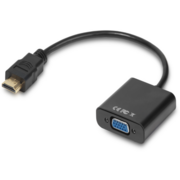 Greenconnect Мультимедиа professional конвертер-переходник HDMI > VGA +audio + micro USB для доп.питания, GCR-HD2VGA3