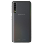 Чехол (клип-кейс) Samsung для Samsung Galaxy A50 WITS Premium Hard Case прозрачный/серебристый (GP-FPA505WSBSW)