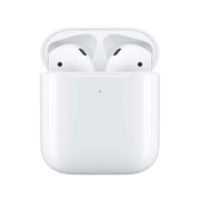 Гарнитура вкладыши Apple AirPods белый беспроводные bluetooth (в ушной раковине) (беспр.кейс в компл.)