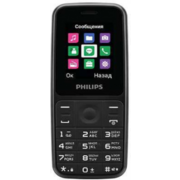 Мобильный телефон Philips E125 Xenium 32Mb черный моноблок 2Sim 1.77" 128x160 0.1Mpix GSM900/1800 GSM1900 MP3 FM microSD max16Gb