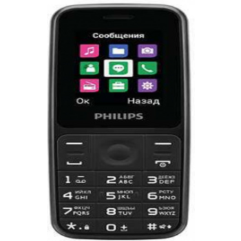 Мобильный телефон Philips E125 Xenium 32Mb черный моноблок 2Sim 1.77" 128x160 0.1Mpix GSM900/1800 GSM1900 MP3 FM microSD max16Gb