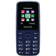 Мобильный телефон Philips E125 Xenium 32Mb синий моноблок 2Sim 1.77" 128x160 0.1Mpix GSM900/1800 GSM1900 MP3 FM microSD max16Gb