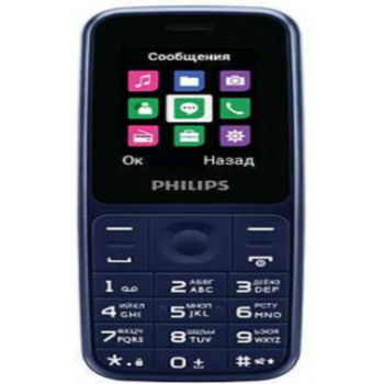 Мобильный телефон Philips E125 Xenium 32Mb синий моноблок 2Sim 1.77" 128x160 0.1Mpix GSM900/1800 GSM1900 MP3 FM microSD max16Gb