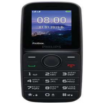 Мобильный телефон Philips E109 Xenium черный моноблок 2Sim 1.77" 128x160 GSM900/1800 MP3 FM microSD max16Gb