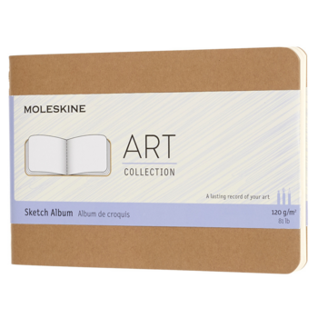 Блокнот для рисования Moleskine ART CAHIER SKETCH ALBUM ARTSKA2P3 Pocket 90x140мм обложка картон 72стр. бежевый