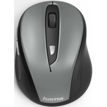 Мышь Hama MW-400 серый оптическая (1600dpi) беспроводная USB для ноутбука (6but)