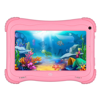 Планшет Digma Optima Kids 7 RK3126C (1.2) 4C RAM1Gb ROM16Gb 7" IPS 1024x600 Android 8.1 розовый 2Mpix 0.3Mpix BT WiFi Touch microSD 128Gb minUSB 2500mAh