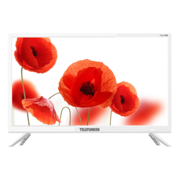 Телевизор LED Telefunken 23.6" TF-LED24S72T2 белый HD READY 50Hz DVB-T DVB-T2 DVB-C USB (RUS)