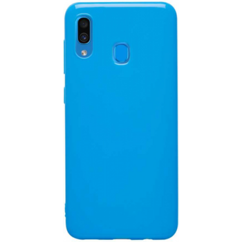 Чехол (клип-кейс) Deppa для Samsung Galaxy A30 Gel Color синий (86653)