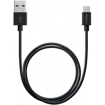 Кабель Deppa Alum 72256 USB (m)-micro USB (m) 1.2м черный