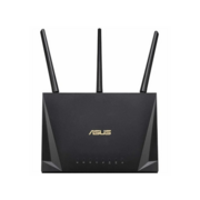 ASUS RT-AC85P относится к устройствам стандарта AC2400 и работает в следующих частотных диапазонах: 600 Мбит/с (в диапазоне 2,4 ГГц) и 1733 Мбит/с (в диапазоне 5 ГГц).