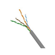 Кабель информационный Lanmaster NM-FTP5E4PR-CCA кат.5е F/UTP общий экран 4X2X24AWG PVC внутренний 305м серый