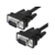 Greenconnect Кабель SVGA 0.5м чёрный, OD6.0mm. 15M / 15M GCR-VM2VM1-0.5m, 28/28 AWG, двойной экран