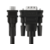 Greenconnect Кабель SVGA 0.5м чёрный, OD6.0mm. 15M / 15M GCR-VM2VM1-0.5m, 28/28 AWG, двойной экран