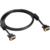 Greenconnect Кабель SVGA 5.0м чёрный, позолоченные контакты, ферритовые кольца, OD8.0mm. 15M / 15M Premium GCR-VM2VM2-5.0m, 28/28 AWG, двойной экран