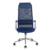 Кресло руководителя Бюрократ KB-9N синий TW-05N TW-10N сетка/ткань с подголов. крестовина металл хром