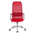 Кресло руководителя Бюрократ KB-9N красный TW-35N TW-97N сетка/ткань с подголов. крестовина металл хром