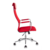 Кресло руководителя Бюрократ KB-9N красный TW-35N TW-97N сетка/ткань с подголов. крестовина металл хром