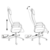 Кресло руководителя Бюрократ KB-9N/ECO/OR-12 бежевый сиденье бежевый искусственная кожа крестовина хром колеса черный