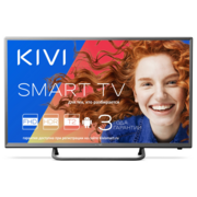 Телевизор LED Kivi 32" 32FK32G серый/FULL HD/60Hz/DVB-T2/DVB-C/USB/WiFi/Smart TV (RUS)