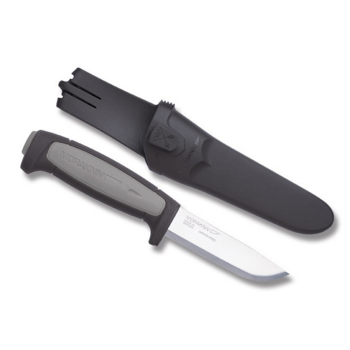 Нож Morakniv Robust (12249) стальной разделочный лезв.91мм прямая заточка серый/черный