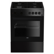 Плита Комбинированная Beko FFSS62010GB черный реш.эмаль