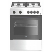 Плита Комбинированная Beko FFSS62010GW белый реш.эмаль