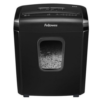 Шредер Fellowes PowerShred 6M (секр.P-4) фрагменты 6лист. 13лтр. скрепки скобы пл.карты