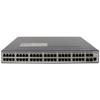 Коммутатор 48FE 4SFP S2700-52P-EI-AC HUAWEI Коммутатор Huawei S2700-52P-EI-AC (19" 1U; 48x FE RJ45 ports, 4x GE SFP ports; Forwarding: 13.2Mpps; Switching: 32 Gbit/s; MAC: 8k; Управление: L2, Full; IGMP/MLD snooping, RSTP, MSTP, RRPP, Auto MDI/MDIX, QoS,