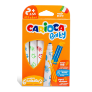 Фломастеры Carioca Baby 2+ 42813 круг. 6цв. (6шт.)