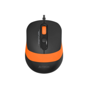 Мышь A4Tech Fstyler FM10 черный/оранжевый оптическая 1600dpi USB 4but (FM10 ORANGE)