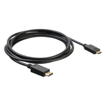 Кабель аудио-видео Buro v. 1.2 DisplayPort (m)/HDMI (m) 3м. Позолоченные контакты черный (BHP DPP_HDMI-3)