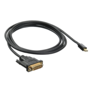 Кабель аудио-видео Buro 1.1v miniDisplayport (m)/DVI-D (Dual Link) (m) 2м. Позолоченные контакты черный (BHP MDPP-DVI-2)