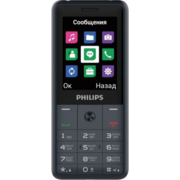 Мобильный телефон Philips E169 Xenium серый моноблок 2Sim 2.4" 240x320 0.3Mpix GSM900/1800 GSM1900 MP3 FM microSD max16Gb