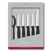 Набор ножей кухон. Victorinox Swiss Classic Kitchen (6.7113.6G) компл.:6шт черный подар.коробка