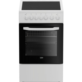 Плита Электрическая Beko FFSE57114GW белый стеклокерамика